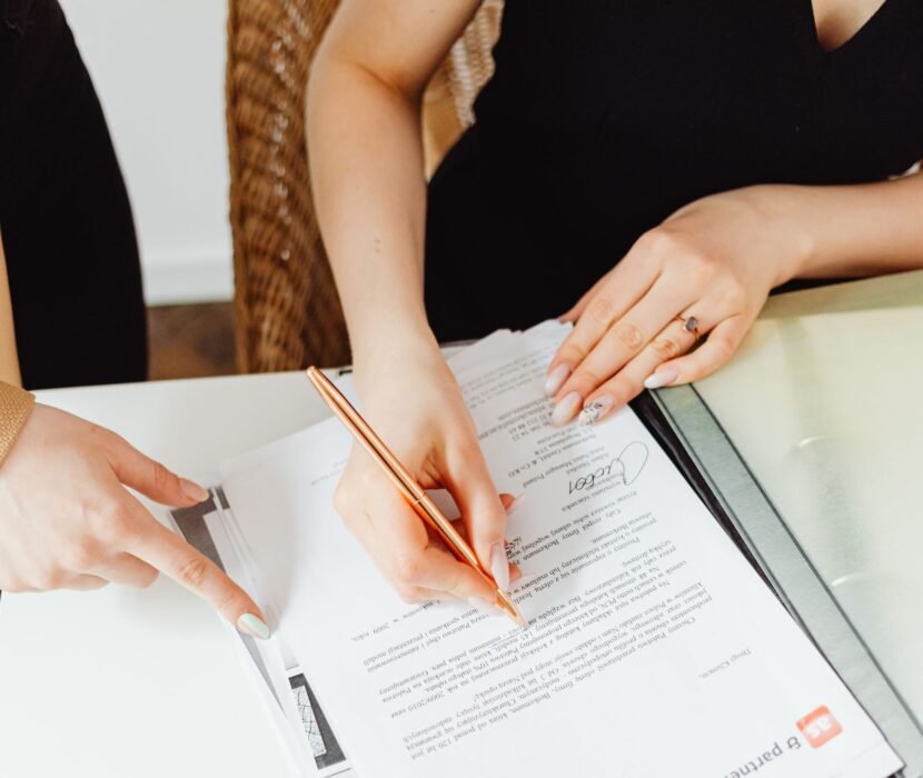 separation agreement lawyer Regina reviewing family law documents